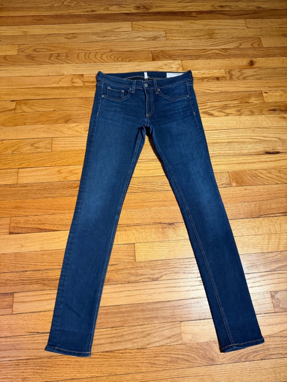 rag & bone Bedford Vintage Dark Indigo Skinny Jeans classic light faded stone 28